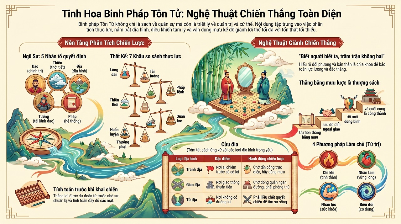 Binh Pháp Tôn Tử & 36 Kế | Tóm tắt