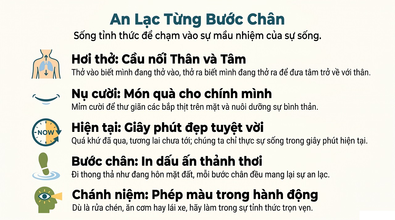 An Lạc Từng Bước Chân | Tóm Tắt 